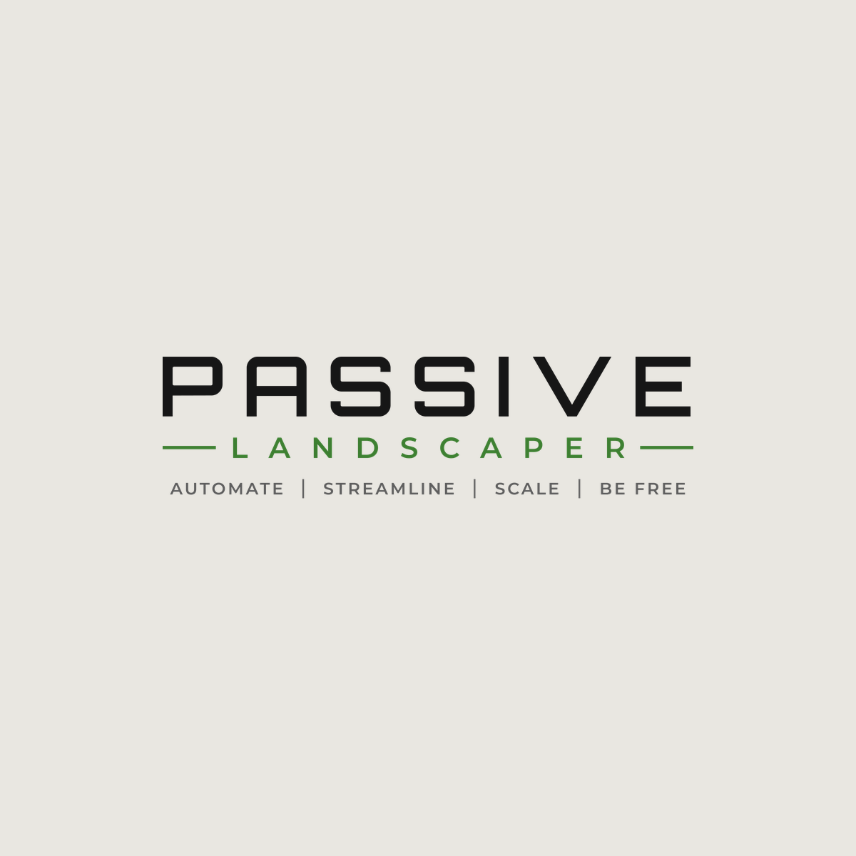 Passive Landscaper