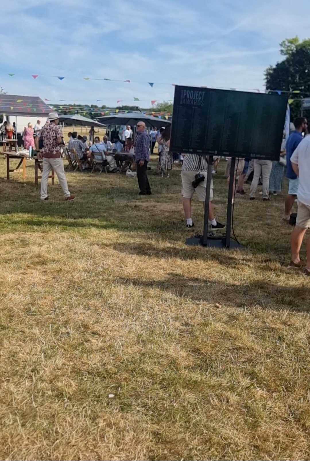 Guests networking outdoors at the Pro Landscaper Project Awards 2026